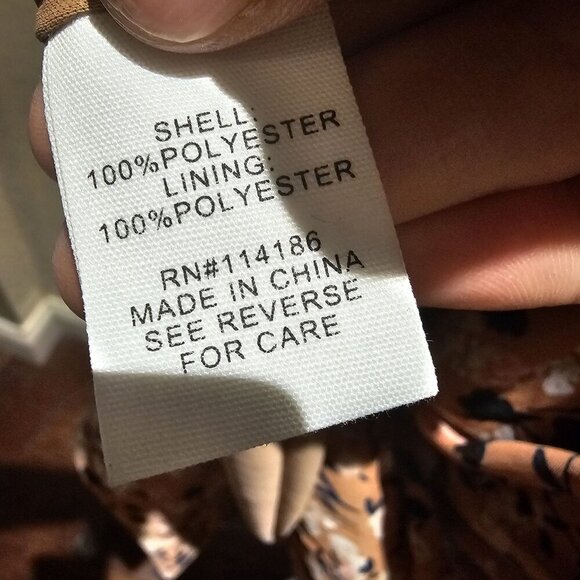 Adyson Parker 1X Mini Floral Baby Doll Silhouette Dress Tired Boho Flowy Ditsy - Picture 9 of 9